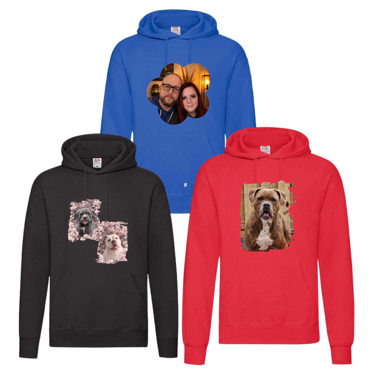 Hoodie met foto of ontwerp