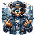 Bad Boy Biker Teddybeer